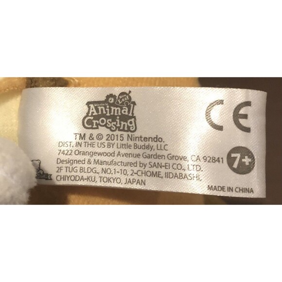 Animal Crossing Kicks Shanks Blue Skunk 8" Plush Toy Little Buddy Nintendo - Picture 9 of 9